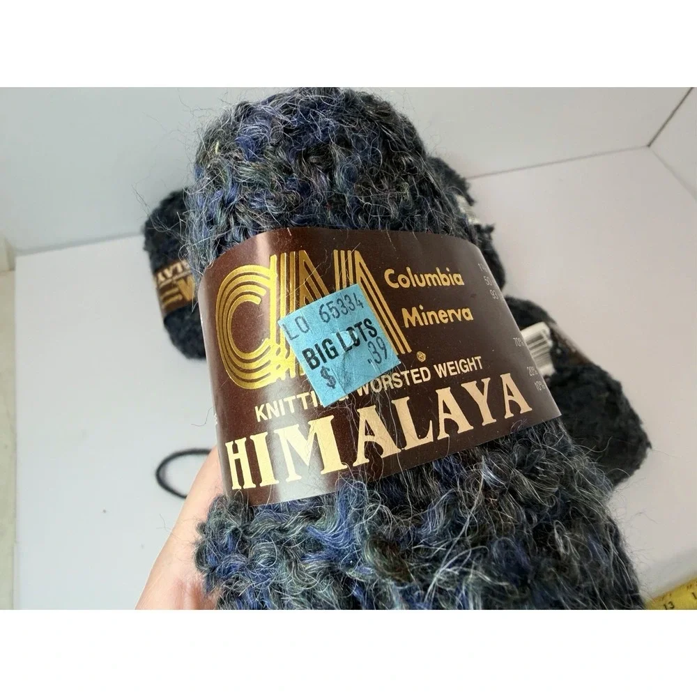 Columbia Minerva‎ Himalaya Acrylic Mohair Nylon Yarn Lot Of 8 93 Yds Each #2